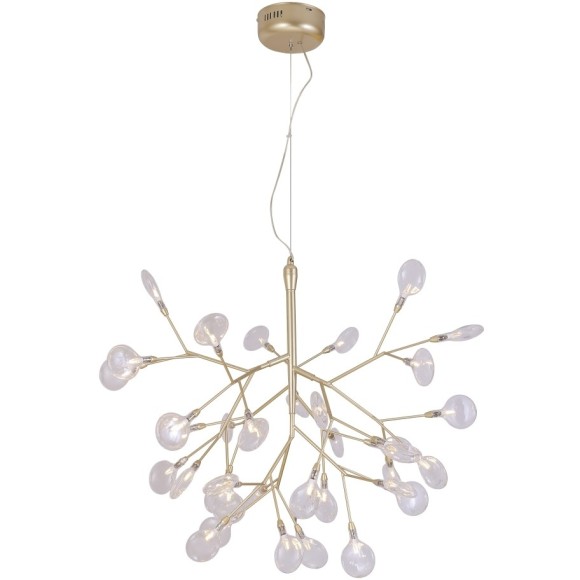 Светильник подвесной Crystal Lux EVITA SP36 GOLD/TRANSPARENT