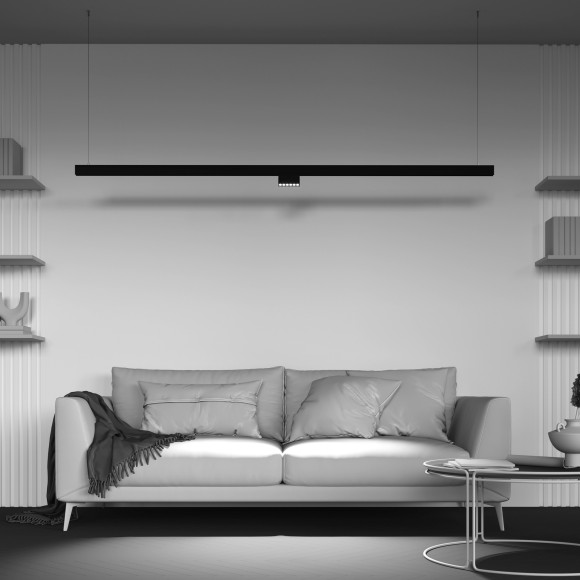 TR033-4-6W3K-M-DS-B Трековый магнитный SMART (App, Bluetooth Mesh, Алиса) светодиодный светильник Maytoni Exility CRI90+ 2700-6000К 450Лм 36° 6Вт