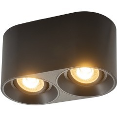 DK3036-BK Светильник накладной IP 20, 10 Вт, GU5.3, LED, черный, пластик