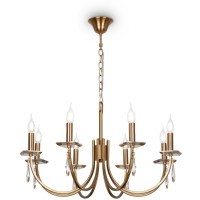 Люстра подвесная Freya FR1006PL-08G Forte под лампы 8xE14 40W