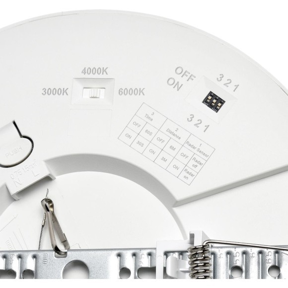 Светильник LED 18Вт 3000-6500К IP20 CCT/датчик движения Sonex NEBULA 7754/18L