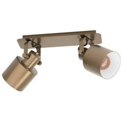 43818 Спот SOUTHERY, 2X40W, E27, L470, B110, H210, сталь, белый, матовый кремово-золотой