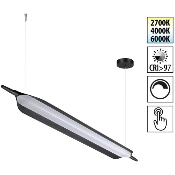 Светильник подвесной дим. со сменой цвет. темп. (сенсор) IP20 LED 2700/4000/6000K Novotech ALA 359544 Светильник подвесной дим. со сменой цвет. темп. (сенсор) IP20 LED 2700/4000/6000K Novotech ALA 359544
