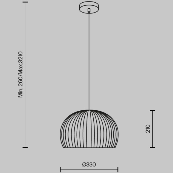 Подвесной светильник Maytoni MOD195PL-01W Подвесной светильник Maytoni MOD195PL-01W