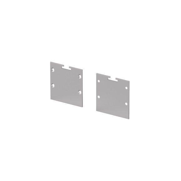 Комплект заглушек (для профиля 72×36) 2 шт., ALM-7236T-S-EC 642083