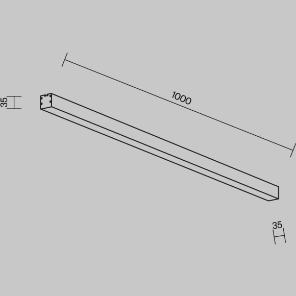 Линейный светильник Technical LL311012