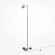 Латунный светодиодный торшер с рег. высотой 1.2-2.1м и поворотным плафоном 10Вт 3000К Maytoni Pikant MOD372FL-L10BS3K