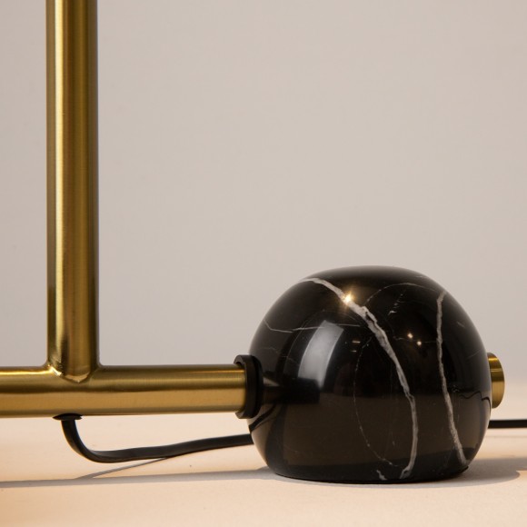 Латунный светодиодный торшер с рег. высотой 1.2-2.1м и поворотным плафоном 10Вт 3000К Maytoni Pikant MOD372FL-L10BS3K