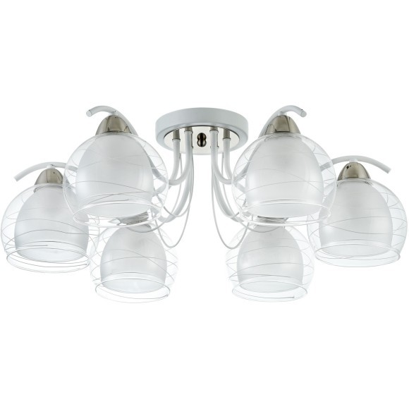 Люстра потолочная Freya FR5052-CL-06-W Nikki под лампы 6xE27 60W