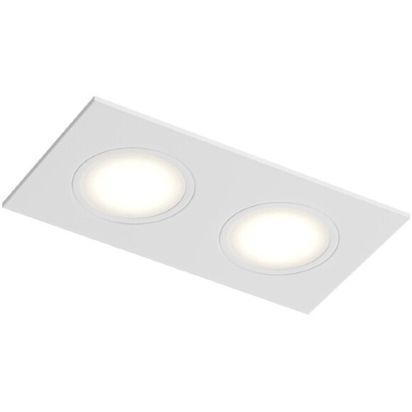 DK3112-WH Встраиваемый белый влагозащищенный светильник Denkirs PORT 2 лампы GU5.3 или LED модуля макс. 15 Вт