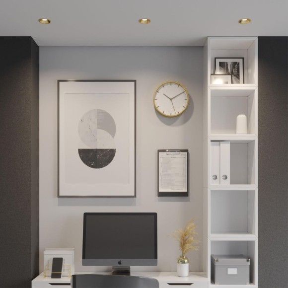 359853 Бронзовый встраиваемый светильник с перекл. цветовой темп. и антибликовым фильтром 12Вт 960Лм 2700;3200;4000К UGR19 CRI90 36° IP20 Novotech NOVA