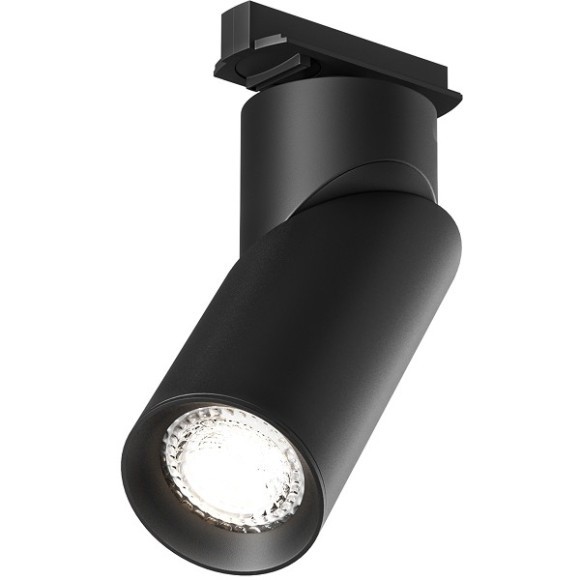 Однофазный двужильный трековый светильник Denkirs DK6080-BK Slant под сменную лампу GU10