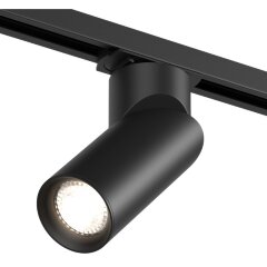 Однофазный двужильный трековый светильник Denkirs DK6080-BK Slant под сменную лампу GU10 Однофазный двужильный трековый светильник Denkirs DK6080-BK Slant под сменную лампу GU10