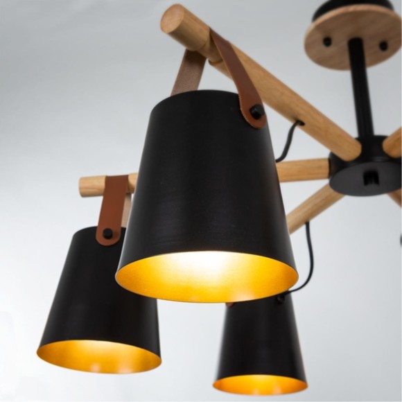 Люстра потолочная Arte Lamp A7032PL-6BK Thomas под лампы 6xE27 60W