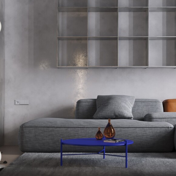 VLS000316 Клавиши для выключателя и переключателя двухклавишного серого цвета VOLTUM S70 (серый) VLS000316 Клавиши для выключателя и переключателя двухклавишного серого цвета VOLTUM S70 (серый)