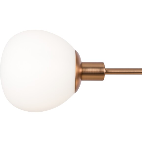 Люстра горизонтальная Maytoni Erich MOD221-PL-05-G основание латунь, подвесная люстра с шарами из матового белого стекла, 5xE14, дизайнерский светильник Люстра горизонтальная Maytoni Erich MOD221-PL-05-G основание латунь, подвесная люстра с шарами из матового белого стекла, 5xE14, дизайнерский светильник