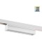 Novotech ITER 359789 Белый линейный однофазный трехжильный трековый светильник, 20см, с CCT переключением цветовой температуры, LED 12Вт 697Лм CRI≥90 108° 2700-3200-4000К IP20 220V