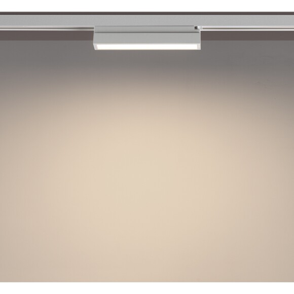 Novotech ITER 359789 Белый линейный однофазный трехжильный трековый светильник, 20см, с CCT переключением цветовой температуры, LED 12Вт 697Лм CRI≥90 108° 2700-3200-4000К IP20 220V