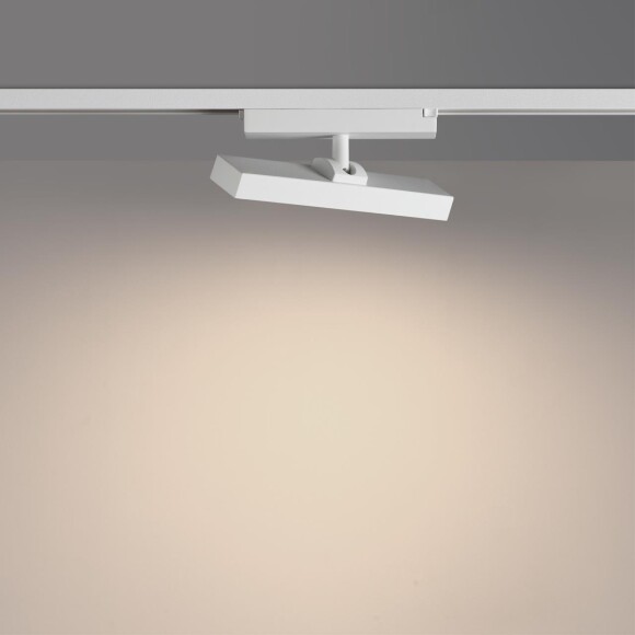 Novotech STRATUS 359774 Белый однофазный двужильный трековый светодиодный светильник, линейный 20см, поворотный, CCT перекл. цветовой температуры, LED 12Вт 797Лм 2700;3200;4000К CRI90 105° IP20 220В, коэф. пульсации < 1%