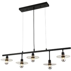 Люстра паук Lussole LSP-8254 Cranbrook IP21 под лампы 5xE14 200W