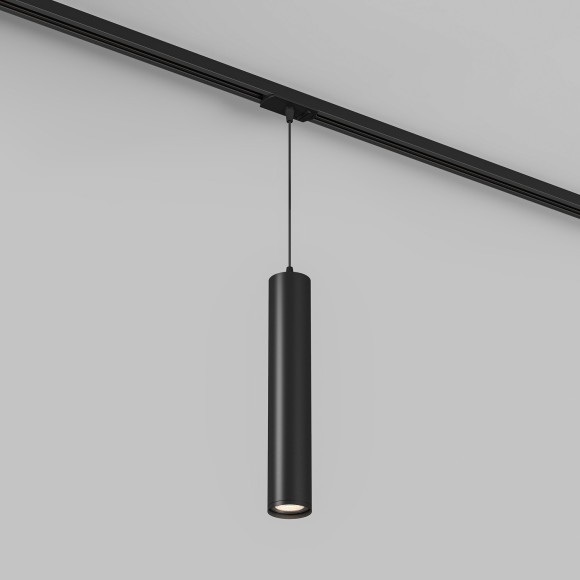 Трековый однофазный двужильный черный светильник DK6210-BK GU10 Трековый однофазный двужильный черный светильник DK6210-BK GU10