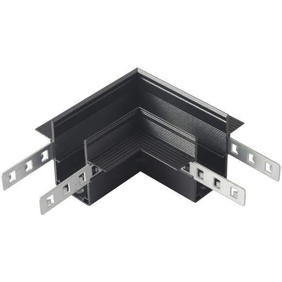 Соединитель для магнитного встраиваемого шинопровода для ГКЛ12,5 мм угловой Crystal Lux CLT 0.223 11 BL 1408/098