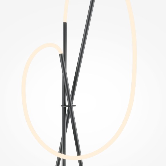 Диммируемый декоративный светодиодный торшер 36Вт 2500лм 3000К RA80 Maytoni Crochet MOD369FL-L36B3K