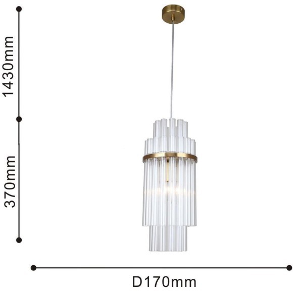 Подвесной светильник Rubum 4203-1P