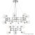 Люстра Crystal Lux LUXURY SP16+8 CHROME