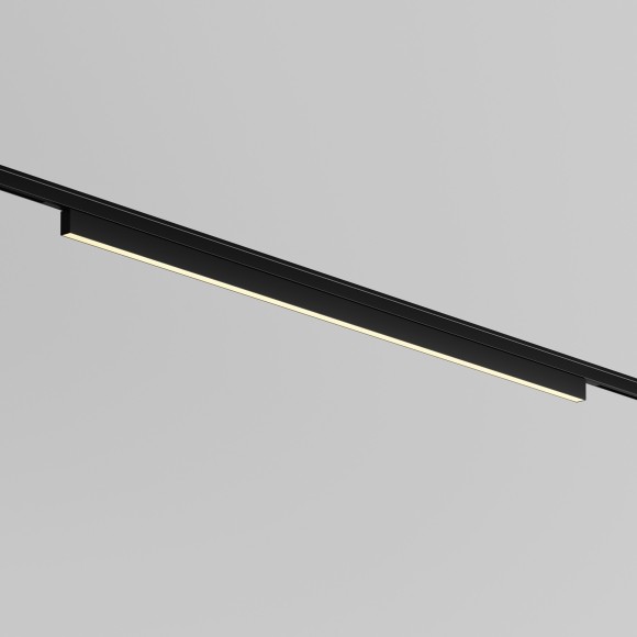 TR192-1-16W2.7K-B Ультратонкий трековый диммируемый по TRIAC 0/1-10V магнитный светодиодный светильник Maytoni Levity CRI90+ 2700К 720Лм 100° 16Вт