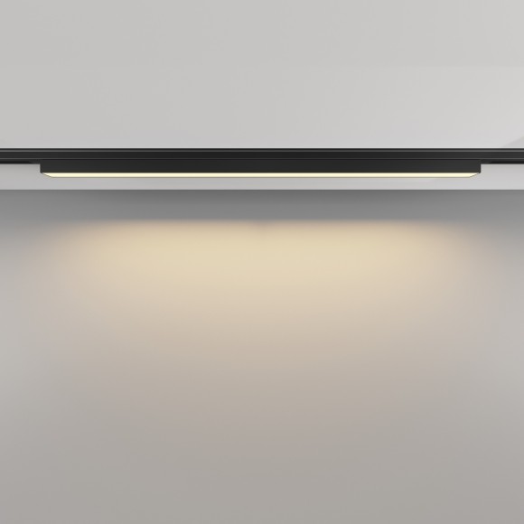 TR192-1-16W2.7K-B Ультратонкий трековый диммируемый по TRIAC 0/1-10V магнитный светодиодный светильник Maytoni Levity CRI90+ 2700К 720Лм 100° 16Вт