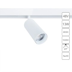 A4661PL-1WH Трековый магнитный светодиодный светильник Arte Lamp Linea 2.0 CRI90+ 4000К 1020Лм 24° 13Вт
