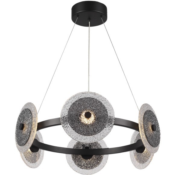 SL6142.433.01 Светильник подвесной ST-Luce черный/дымчатый LED 1*34W 4000K ALUMNO