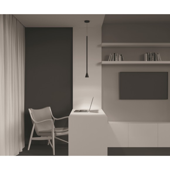 Подвесной светильник цилиндр Maytoni P064PL-01B Arrow под лампу 1xGU10 40W