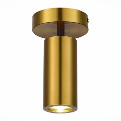 SL1215.402.01 Светильник потолочный ST-Luce Черный, Латунь/Латунь GU10 1*5W 4000K TALIA