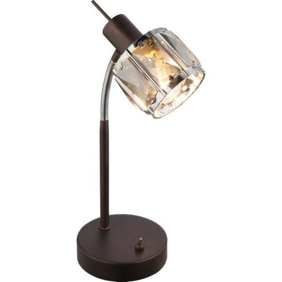 Декоративная настольная лампа Globo 54357-1T Indiana под лампу 1xE14 40W