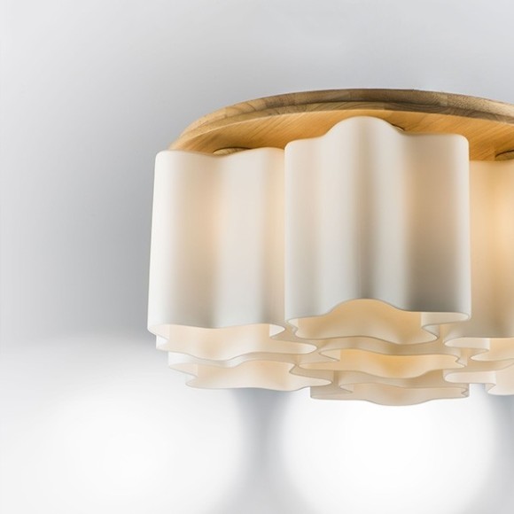 Люстра потолочная Lightstar 802075 Nubi legno под лампы 7xE27 280W