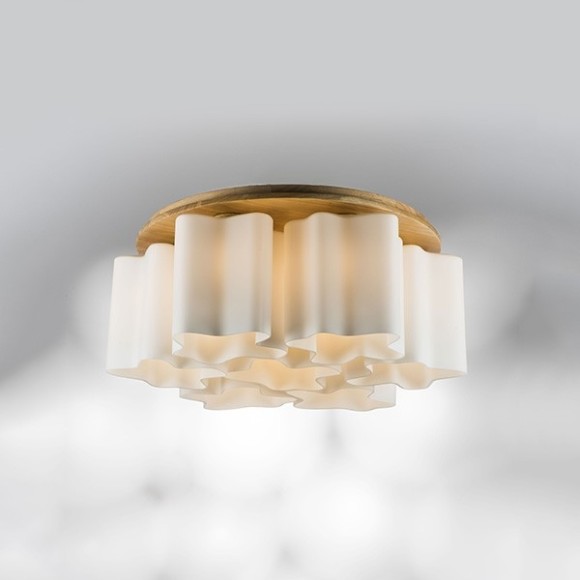 Люстра потолочная Lightstar 802075 Nubi legno под лампы 7xE27 280W