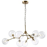 Люстра Crystal Lux MAXIMO SP9 BRONZE