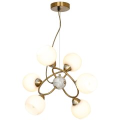 Люстра подвесная Lussole LSP-8412 Crenshaw IP21 под лампы 6xE27 240W