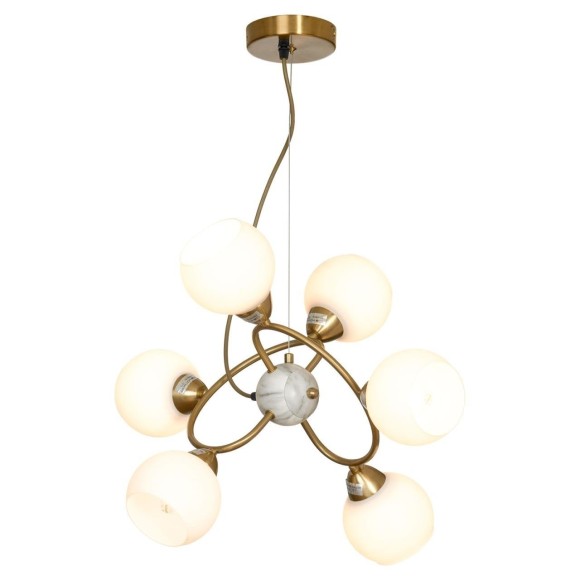 Люстра подвесная Lussole LSP-8412 Crenshaw IP21 под лампы 6xE27 240W