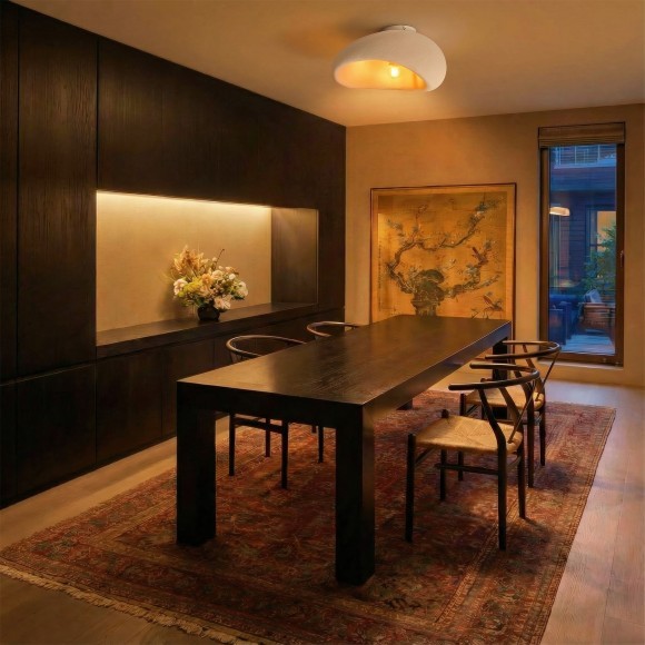 Потолочная люстра 60см с плафоном под камень и лампой Е27 Lightstar Sigma 611666