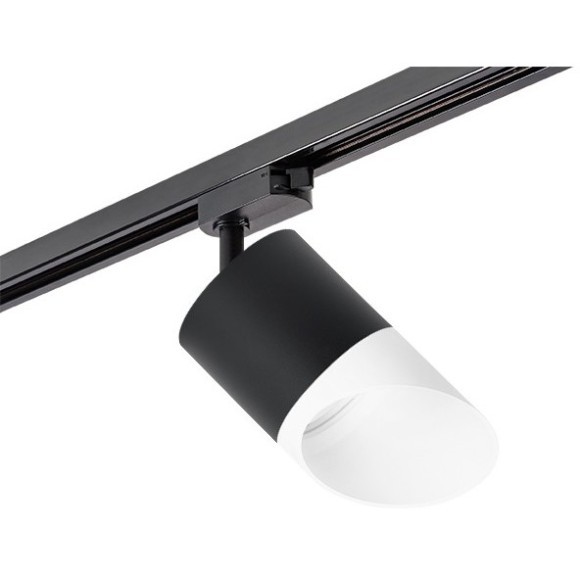 Однофазный двужильный трековый светильник Lightstar R1T348786 Rullo под сменную лампу GX53