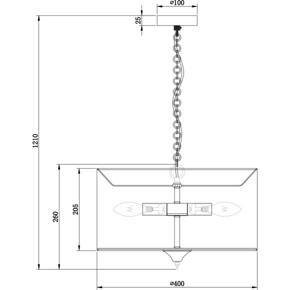 Подвесной светильник с 3 лампами Maytoni H428-PL-03-WG Farn под лампы 3xE14 40W Подвесной светильник с 3 лампами Maytoni H428-PL-03-WG Farn под лампы 3xE14 40W