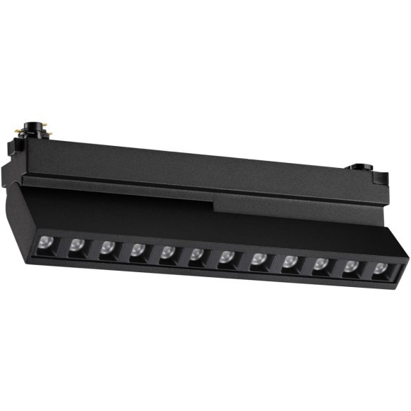 359742 PORT NT25 256 черный Светильник однофазный трехжильный трековый с переключ. цв. температуры IP20 LED 12W 2700К/3200К/4000К 180-265V EOS