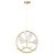 Подвесная люстра Arte Lamp CANDY A7274SP-9GO