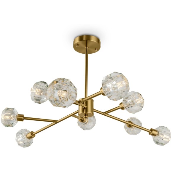 Потолочная люстра хрустальная Grace FR5114PL-09BZ