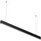 LL312045 Линейный светильник подвесной черный 150см 3000K 35x35 30Вт