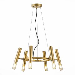 SL1236.203.06 Люстра подвесная ST-Luce Золотистый/Коньячный, Золотистый G9 6*5W ECLIP SL1236.203.06 Люстра подвесная ST-Luce Золотистый/Коньячный, Золотистый G9 6*5W ECLIP