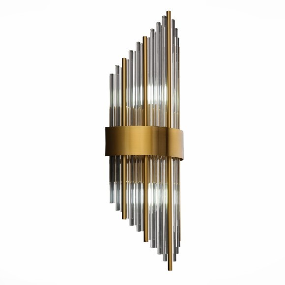 SL1158.301.02 Светильник настенный ST-Luce Латунь/Латунь, Прозрачный E14 2*60W NITIDO SL1158.301.02 Светильник настенный ST-Luce Латунь/Латунь, Прозрачный E14 2*60W NITIDO